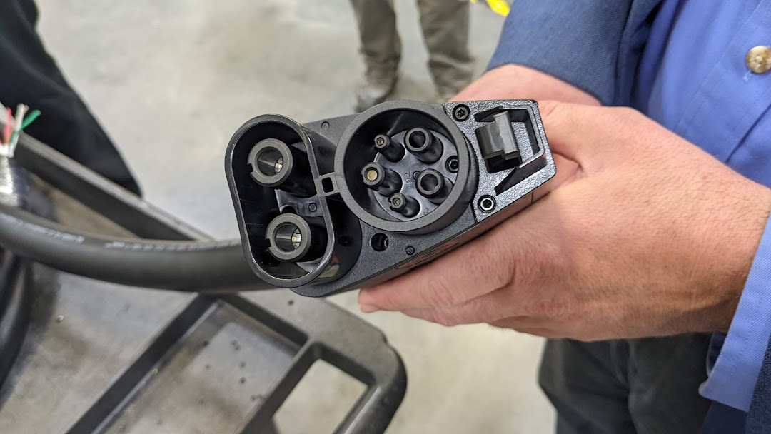 EV charger plug